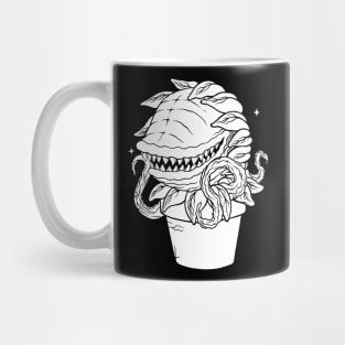 Carnivorous Plant b/w Mug